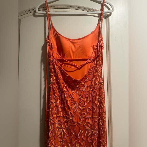 Rachel Allan Orange Size 4 Prom Dress - Picture 12 of 14